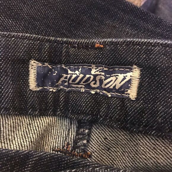 Hudson dark wash skinny stretch jeans 28 - Picture 7 of 8